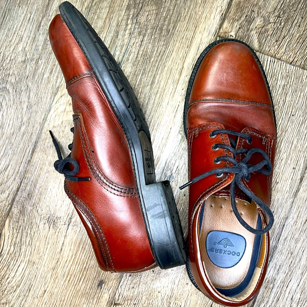 Dockers Men's Brown Leather Shoes